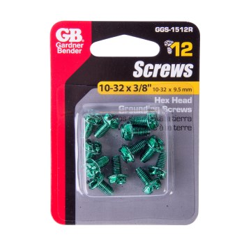 Gardner Bender Green Grounding Screws  (12 pack)