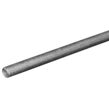 Threaded Rod, Zinc-Plated Steel - 5/8"-11 x 72"
