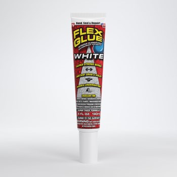 Flex Glue Waterproof Adhesive, White - 6 oz