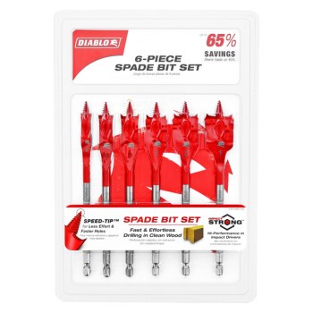 Diablo 6-Piece Spade Bit Set