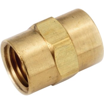 Anderson Metals Lead Free Brass Coupling - 1/4" FIP