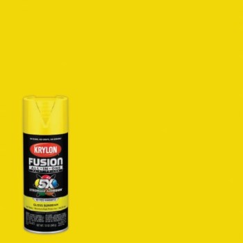 Krylon Fusion Spray Paint, Gloss Sunbeam - 12 oz