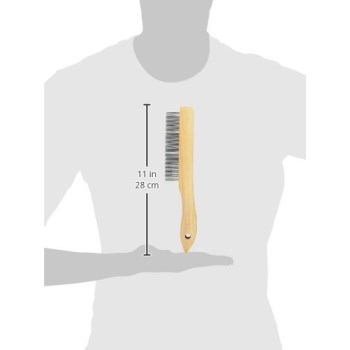Premier Shoe Handle Wire Brush - 4 x 16 Row