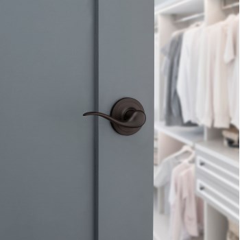 Kwikset Tustin Half Dummy Lever, Venetian Bronze - Left Hand