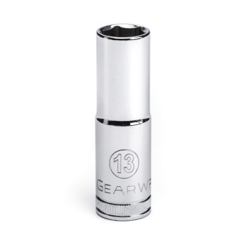 GearWrench Deep Socket - 3/8" Drive, 6-Point Metric, 13mm