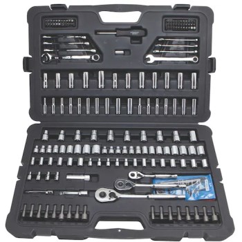 Stanley 201pc Socket Set - 1/4", 3/8" & 1/2" Drive
