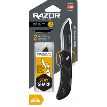 2.5 Blk Razor Knife