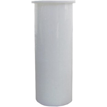 PVC Flanged Tailpiece, White 1-1/2" x 4"