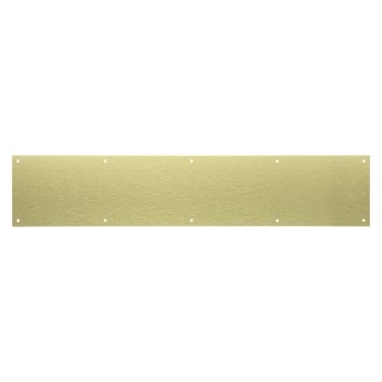 National Kickplate - 8" x 34", Brushed Gold