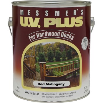 UV Plus Low VOC for Hardwood Decks,  Red Mahogany ~ Gallon