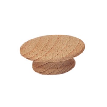 Wood Knob  Round   2"