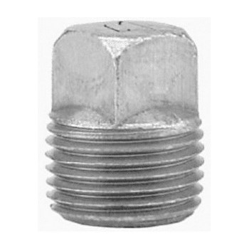 Square Head Plug, Black Steel - 2"