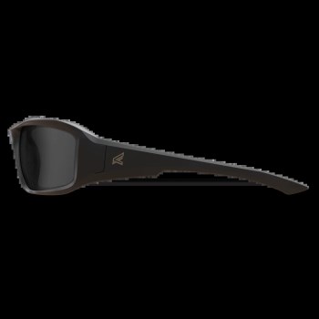 Brazeau Safety Glasses, Black - Polarized Smoke Lens