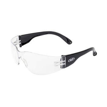 Rider II Safety Glasses, Clear Lens