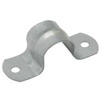 Conduit Strap, Two Hole, Steel, 1 inch