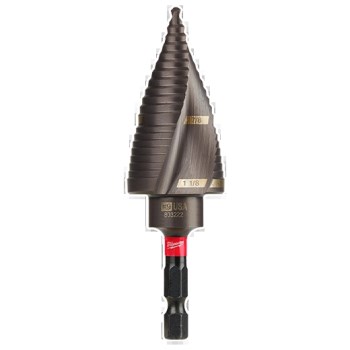 Milwaukee Shockwave Step Bit #9 - 7/8" to 1-1/8"