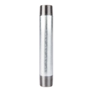 Galvanized Steel Tank Nipple - 1/2" x 6"