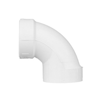 Charlotte Pipe PVC DWV 90-Degree Elbow, Hub x Hub - 1-1/2"