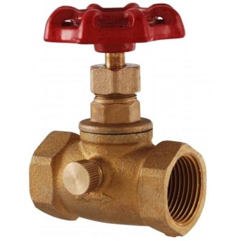 LDR Lead Free Brass Stop & Waste Valve, FIP - 1/2"