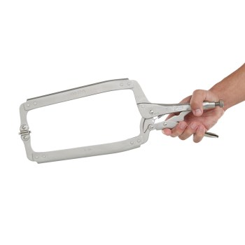 Irwin Vise-Grip Locking C-Clamp with Swivel Pads - 18"