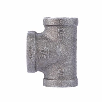 Anvil/Mueller Reducing Tee, Black - 1-1/4" x 1-1/4" x 3/4"