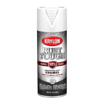 Rust Tough Enamel, Flat White - 12 oz