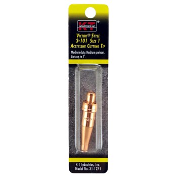 K-T Industries 3-101 Oxy-Acetylene Cutting Tip, Size 1