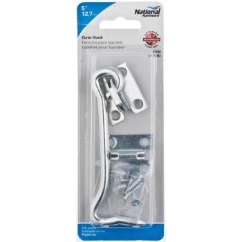 Zinc Gate Hook, Visual Pack 2104 ~ 5" 