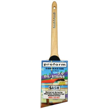 Sash Paint Brush, White China Bristle - 3"