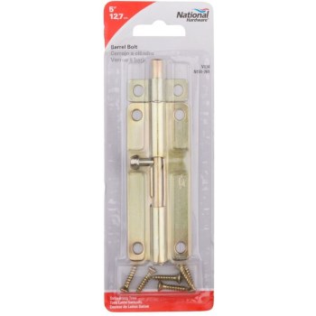 Barrel Bolt, Db Visual pack 834 5 inches 