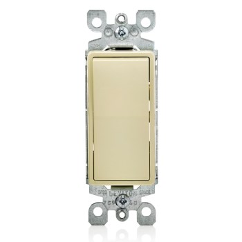 Decora Switch, Rocker - 15 Amp, Ivory