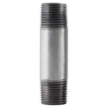 Galvanized Steel Pipe Nipple - 1/8" x 6"