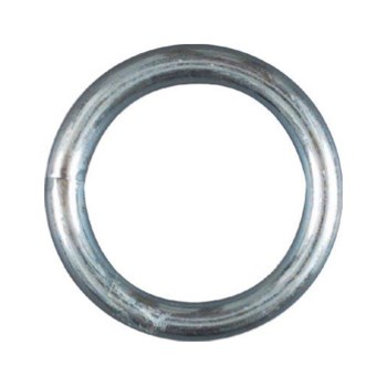 Zinc Plated Welded Ring - #4 x 1-1/4"