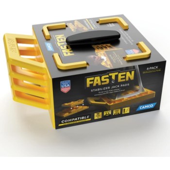 Camco FasTen RV Stabilizer Jack Pads - 4-Pack