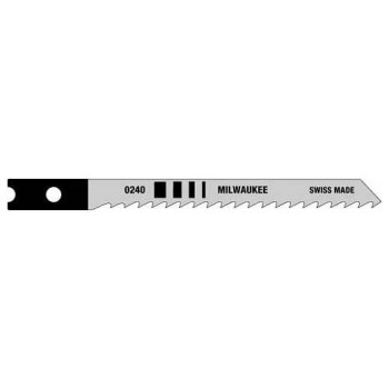 Milwaukee U-Shank HCS Jigsaw Blade - 3-1/8" x 8 TPI, 5pk
