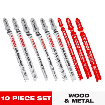 10 Piece Jig Saw Blade Set
