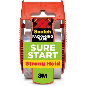 Scotch Sure Start Packing Tape   1.88" x 800"