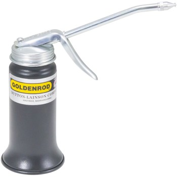 Goldenrod Pistol Pump Oiler - 6 oz, 5" Straight Spout