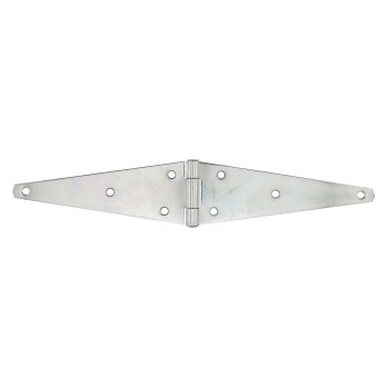 National Heavy Strap Hinge, Zinc Plated - 10"