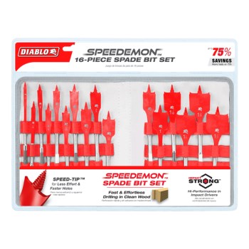 Diablo 16-Piece Spade Bit Set