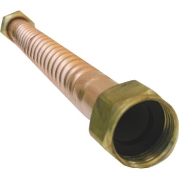 Corrugated Copper Water Heater Connector - 15"