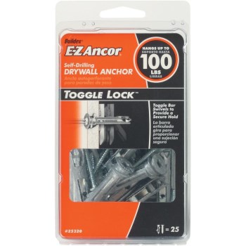E-Z Ancor Self-Drilling Drywall Anchor ~ Pack of 25