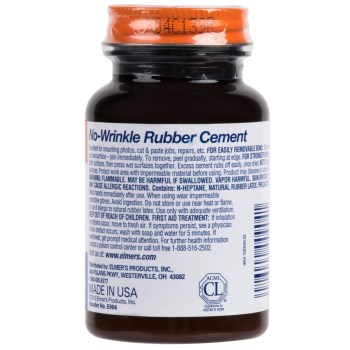 Elmer's No-Wrinkle Rubber Cement - 4 oz