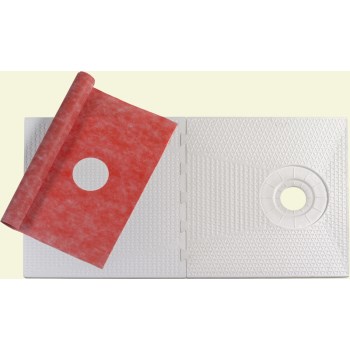 Prova Offset Drain Shower Pan, White ~ 32" x 60"