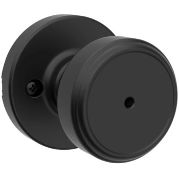 Kwikset Maven Privacy Knob, Matte Black