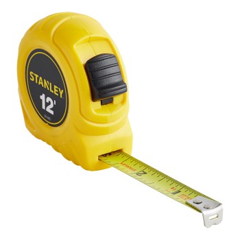 Stanley Tape Measure - 1/2" x 12 Ft