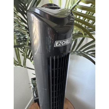EZ-Chill 32" Oscillating Tower Fan, Black