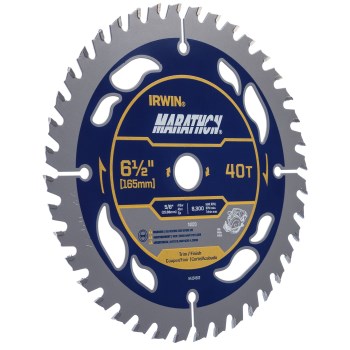 Irwin Marathon Cordless Circular Saw Blade - 6-1/2", 40T