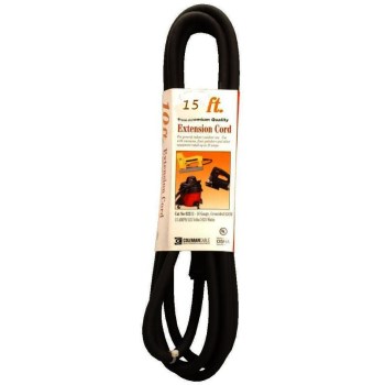Black Outdoor Extension Cord - 16/3