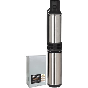 Red Lion 3-Wire Submersible Well Pump, 3/4 HP - 4"